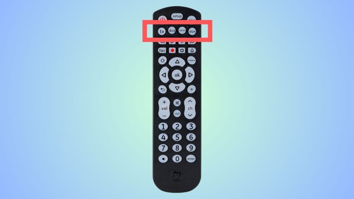Remote Control Codes for GE